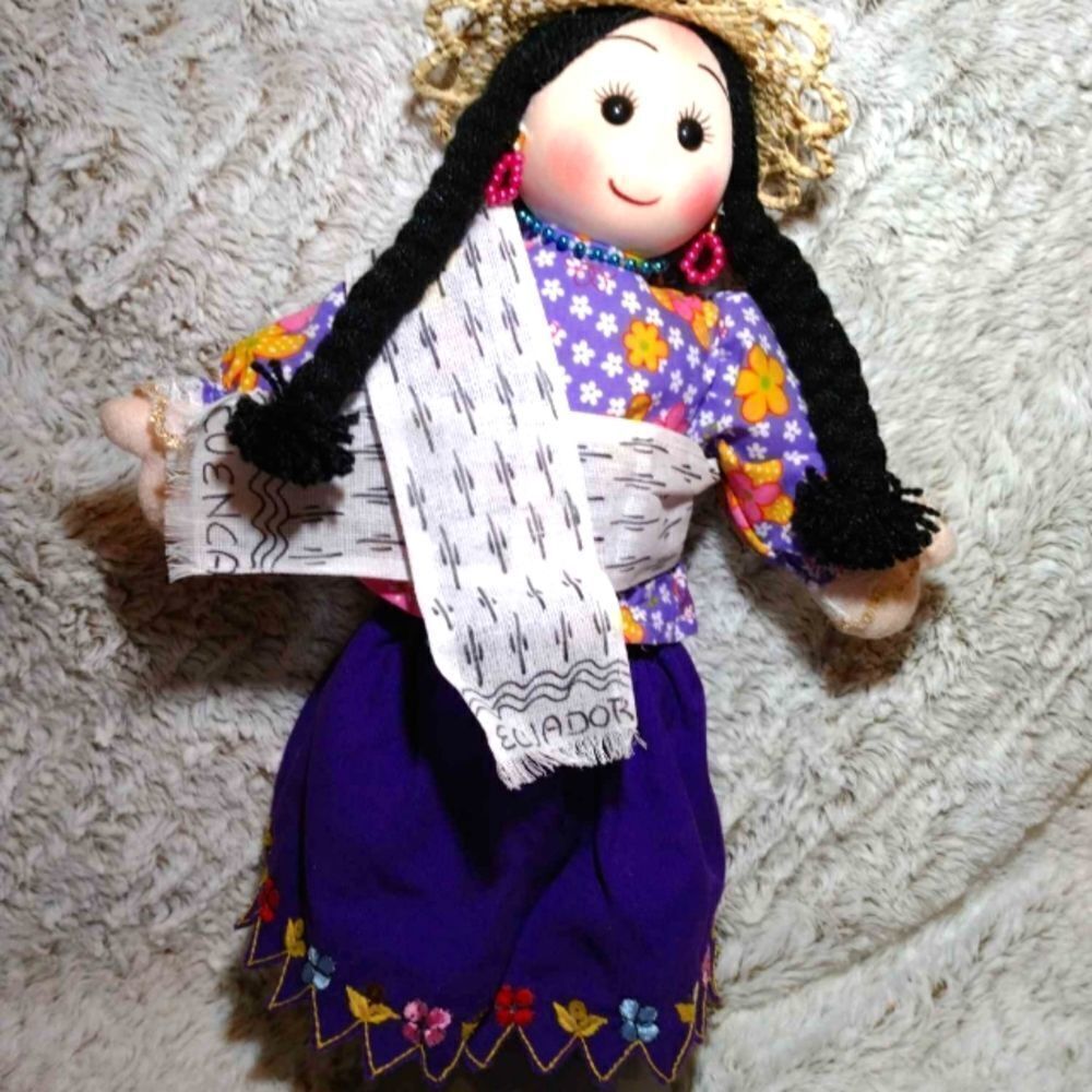 Handwoven doll from Cuenca Ecuador